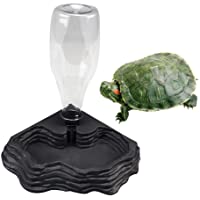 Los mejores  - Baiansy Dispensador de agua de reptiles para mascotas- fuente de bebida automática para tortuga- lagarto- cuenca de…